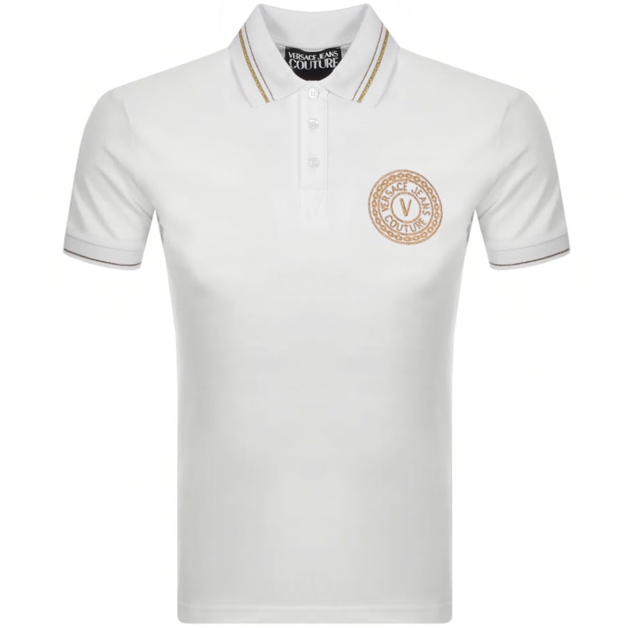 Alternative Image for ProductVersace Jeans Couture Polo T Shirt White1